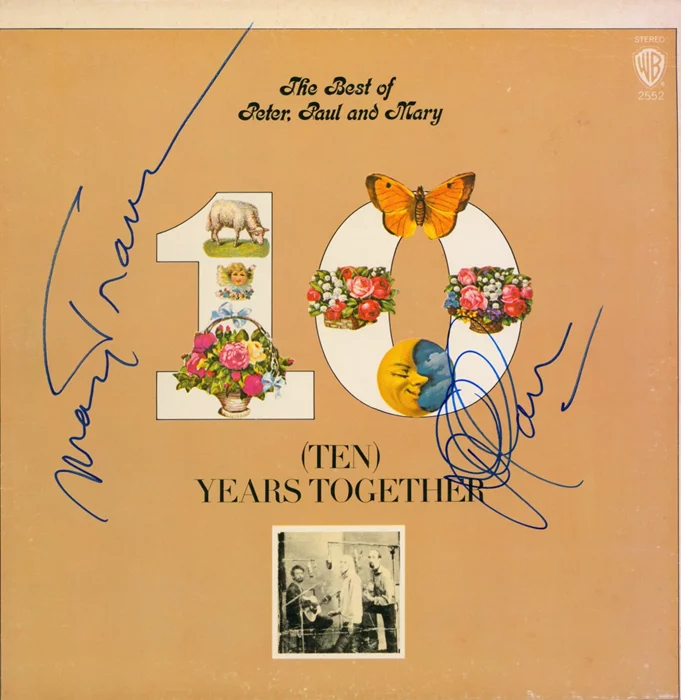 Peter, Paul and Mary autograph