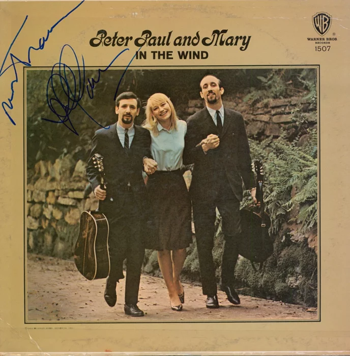 Peter, Paul and Mary autograph