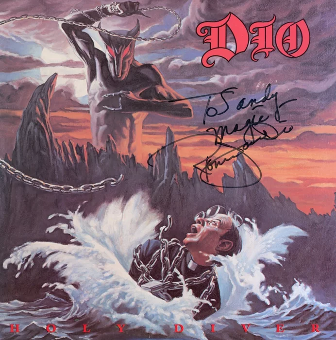 Ronnie James Dio autograph