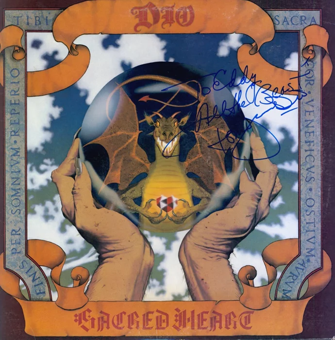 Ronnie James Dio autograph