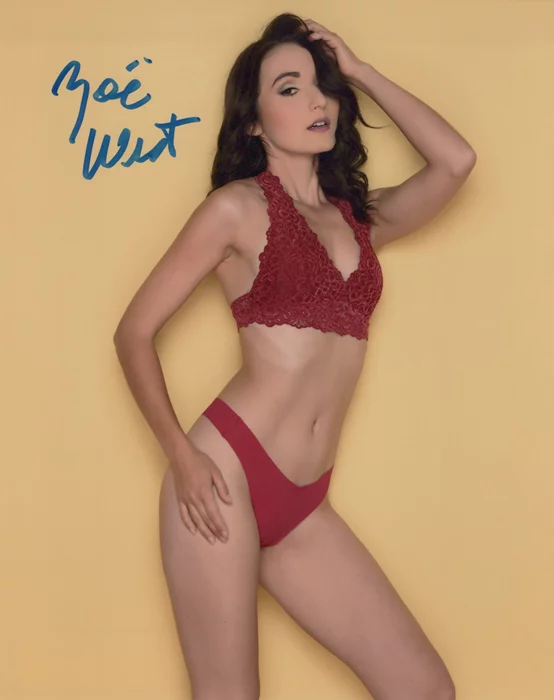 Zoe West autograph