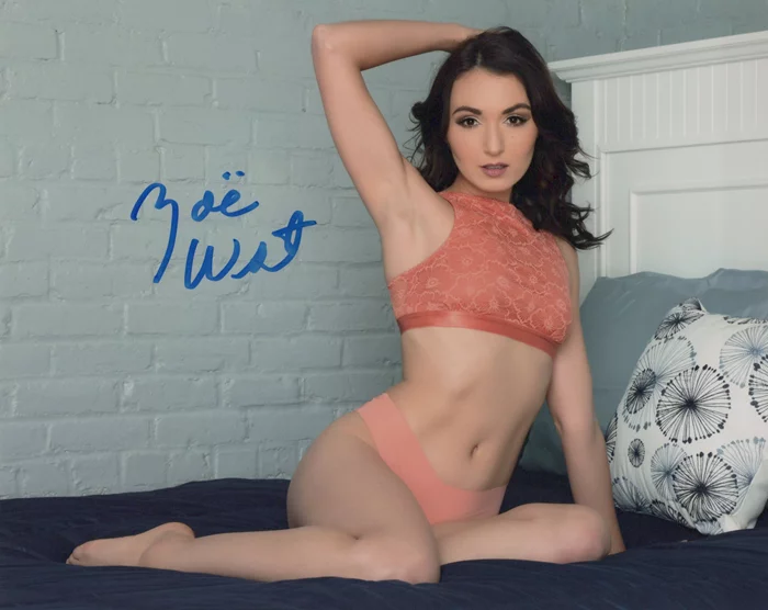Zoe West autograph