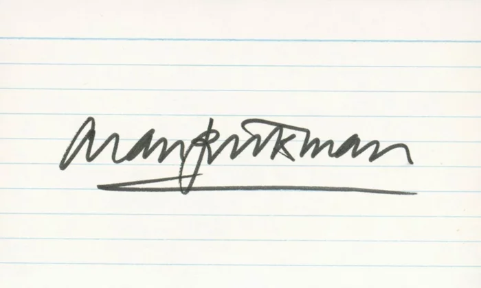 Alan Rickman autograph