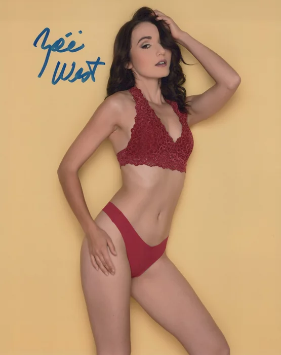 Zoe West autograph