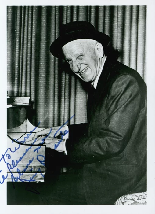 Jimmy Durante autograph