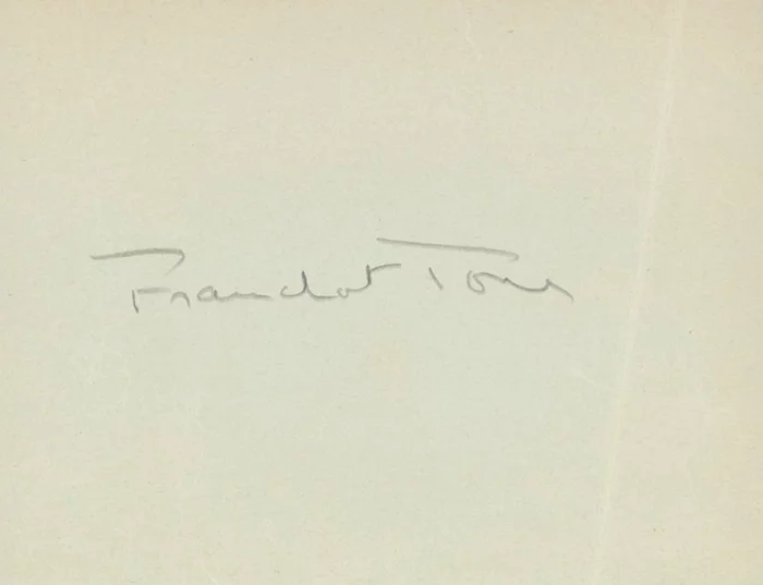 Franchot Tone autograph