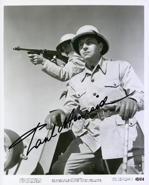Paul Henreid autograph