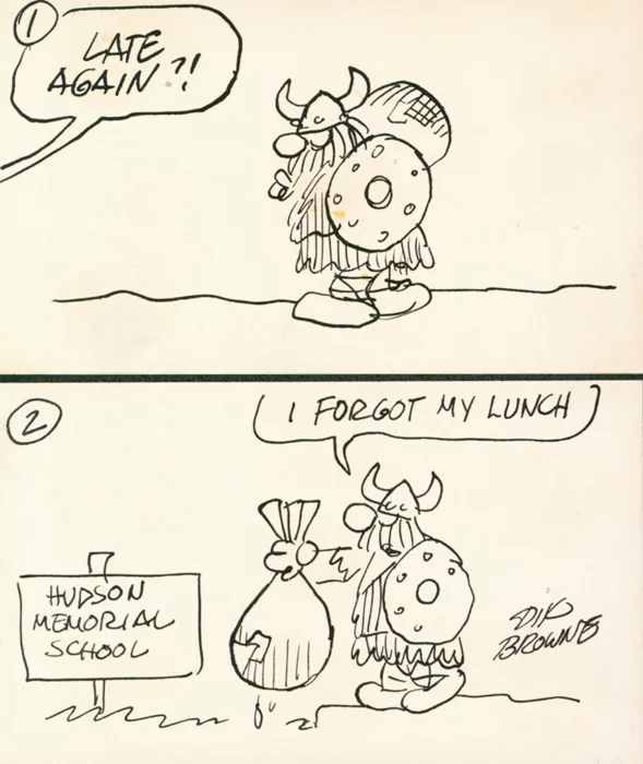 Dik Browne autograph
