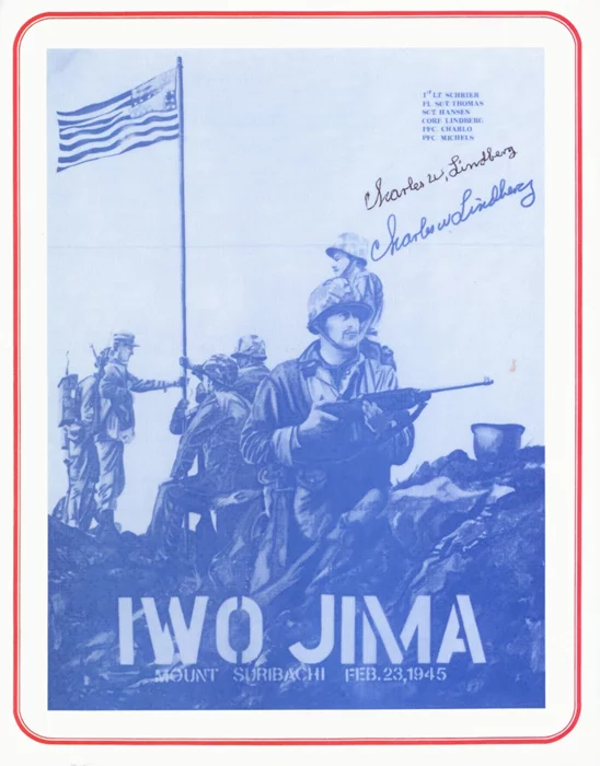 Charles W. Lindberg autograph