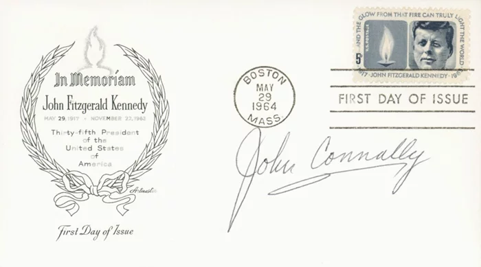 John Connally autograph