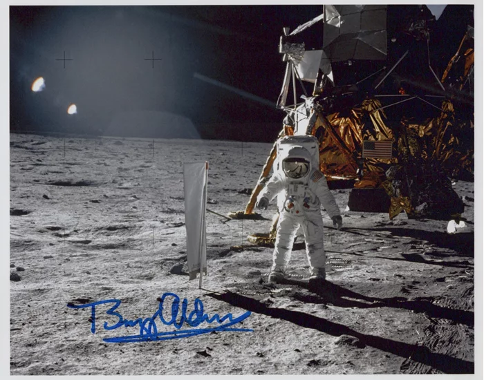 Buzz Aldrin autograph