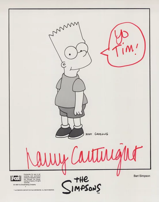 Nancy Cartwright autograph
