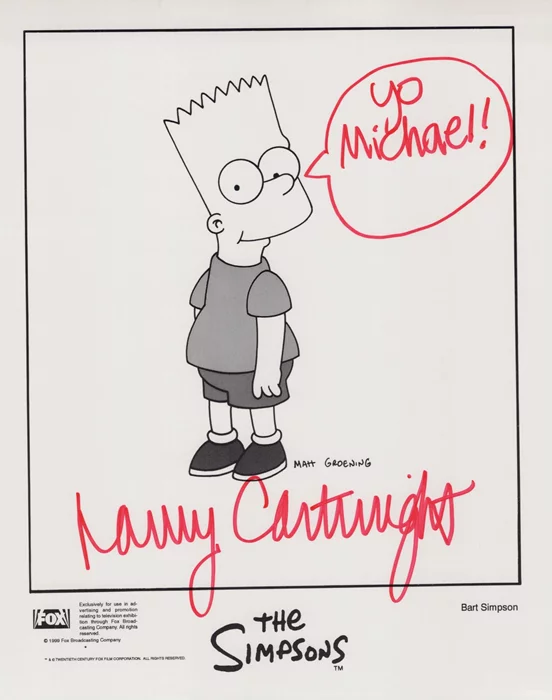 Nancy Cartwright autograph