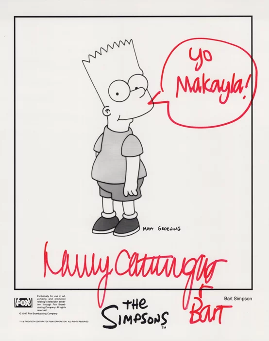 Nancy Cartwright autograph