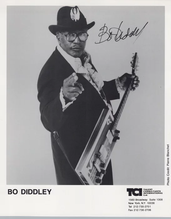 Bo Diddley autograph