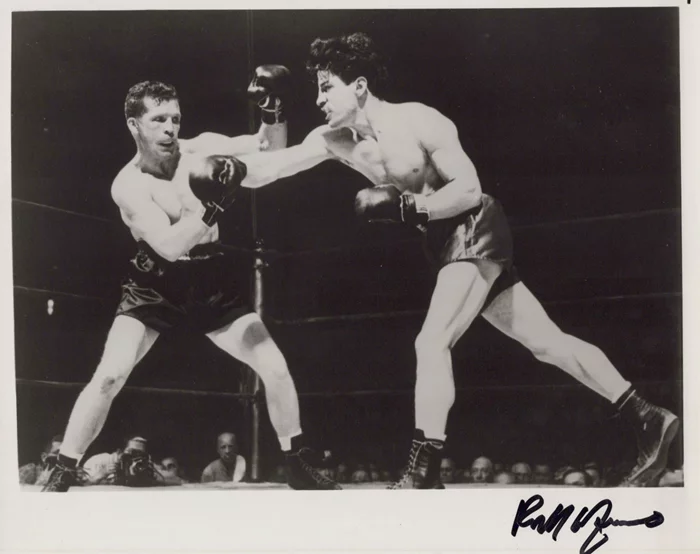 Rocky Graziano autograph