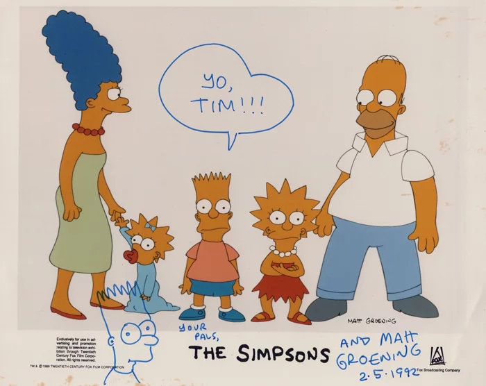 Matt Groening autograph