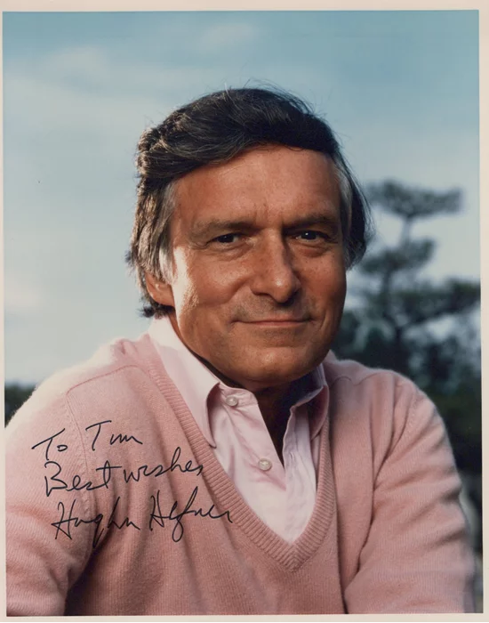 Hugh Hefner autograph