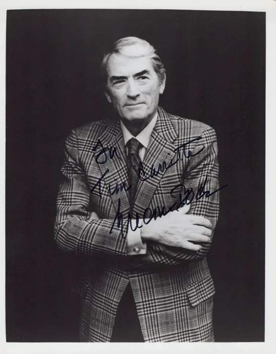 Gregory Peck autograph