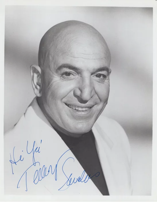 Telly Savalas autograph