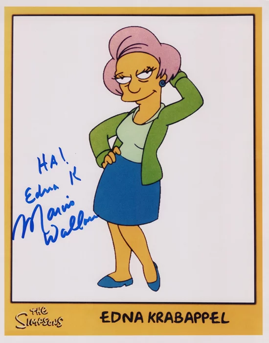Marcia Wallace autograph