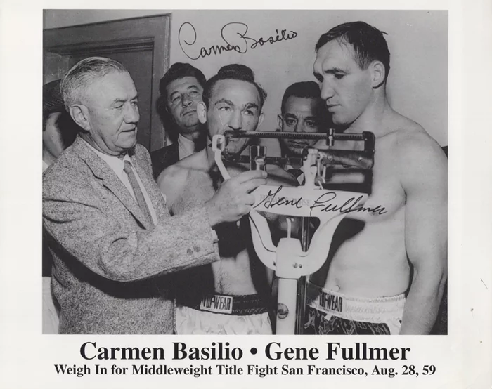 Basilio and Fullmer autograph