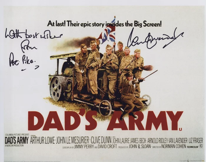 Ian Lavender autograph