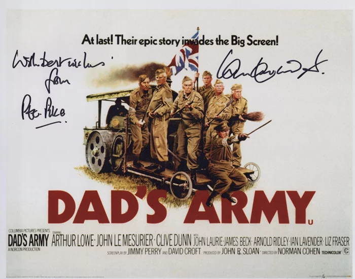 Ian Lavender autograph