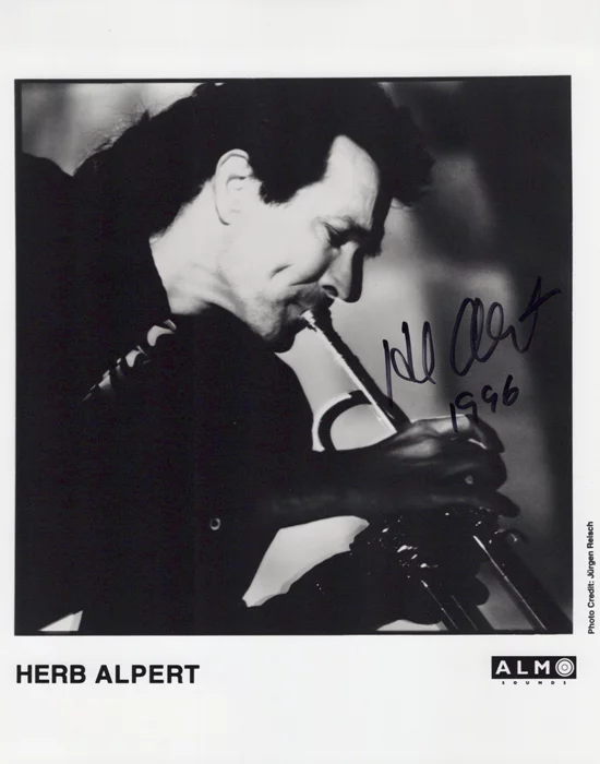Herb Alpert autograph