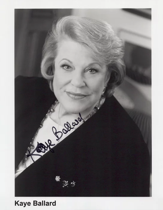 Kaye Ballard autograph