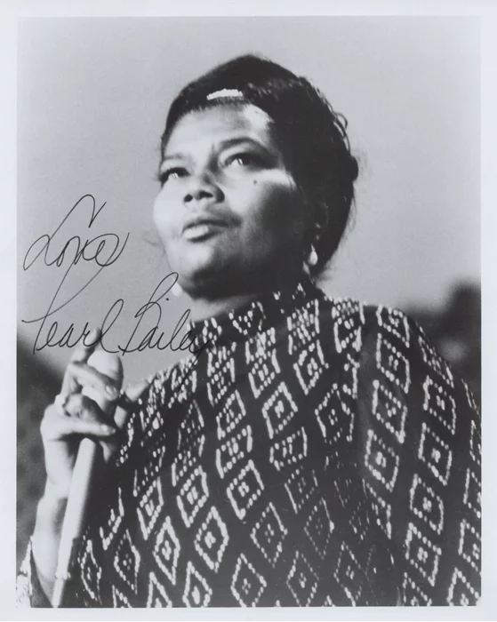 Pearl Bailey autograph