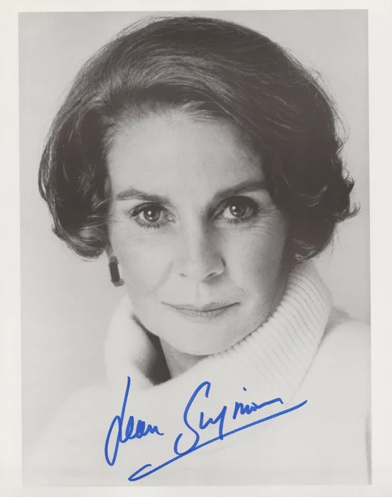 Jean Simmons autograph