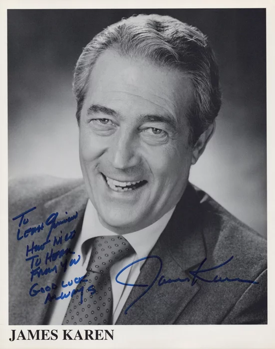 James Karen autograph
