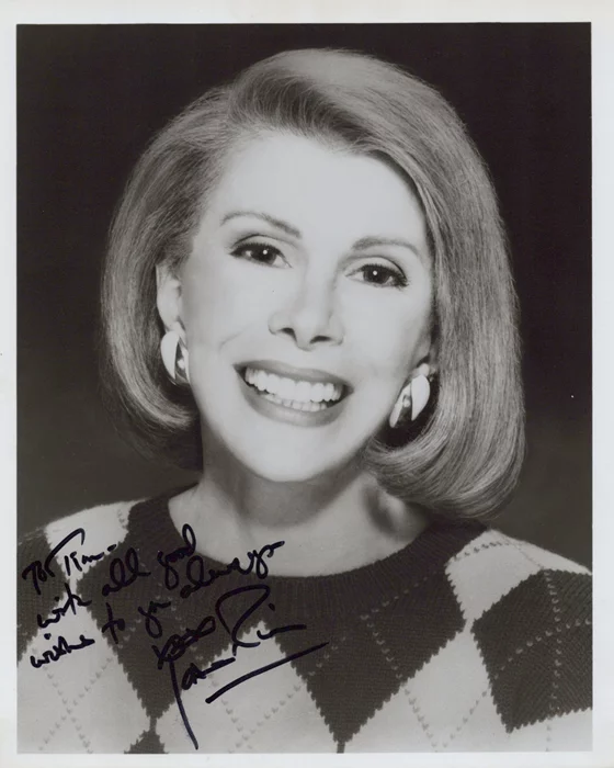 Joan Rivers autograph