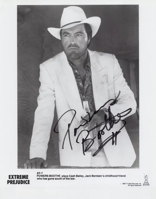 Powers Boothe autograph