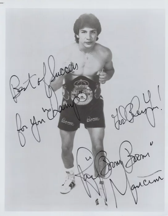 Ray Mancini autograph