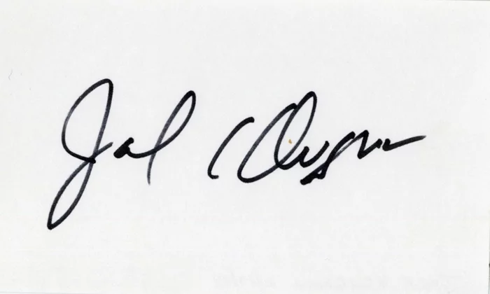 Jack Klugman autograph