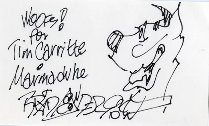 Brad Anderson autograph