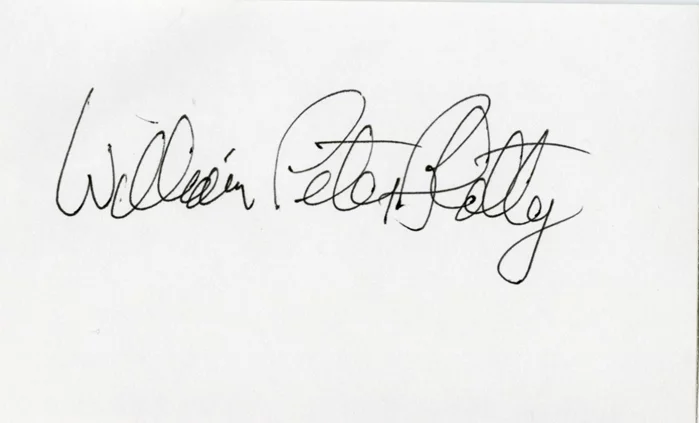 William Peter Blatty autograph