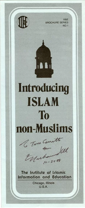 Muhammad Ali autograph