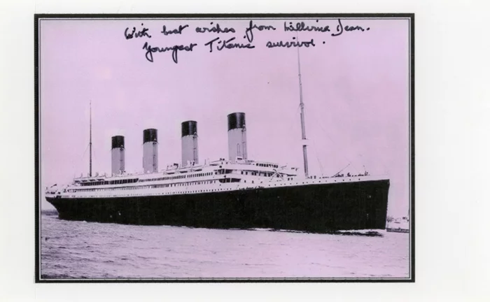 Millvina Dean autograph