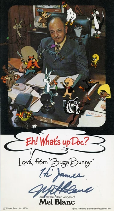 Mel Blanc autograph