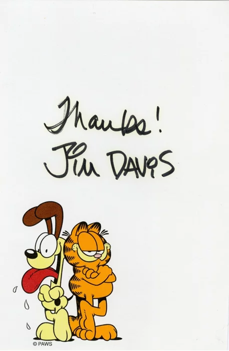 Jim Davis autograph