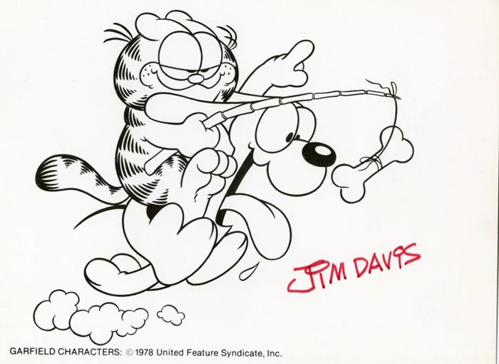 Jim Davis autograph
