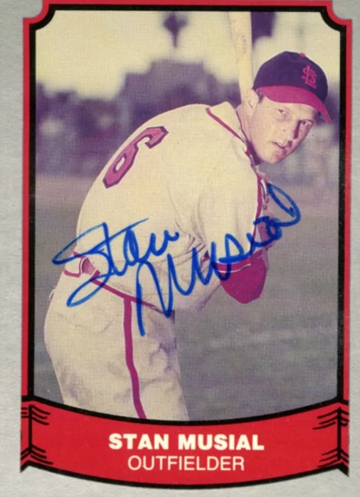 Stan Musial autograph