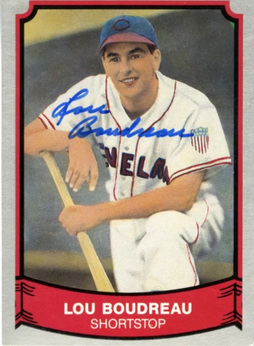 Lou Boudreau autograph