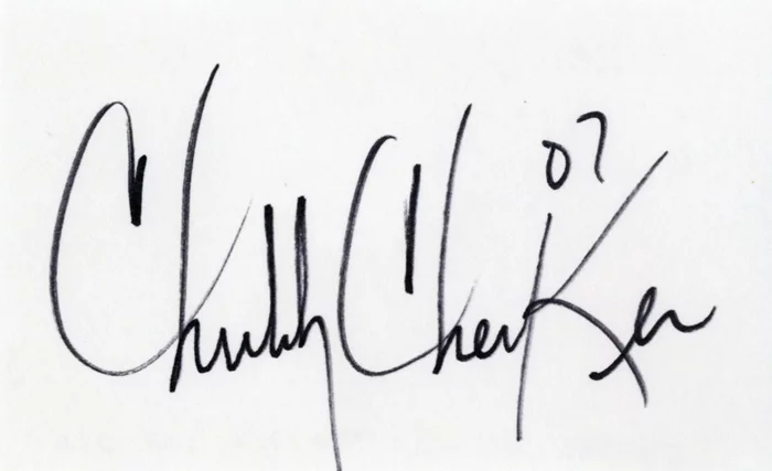 Chubby Checker autograph