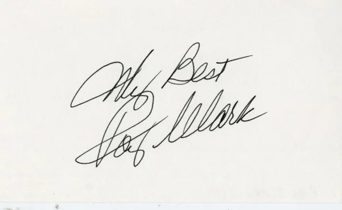 Roy Clark autograph