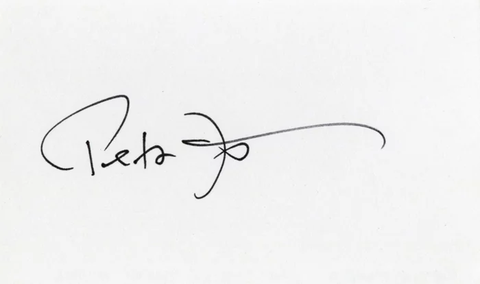 Peter Fonda autograph