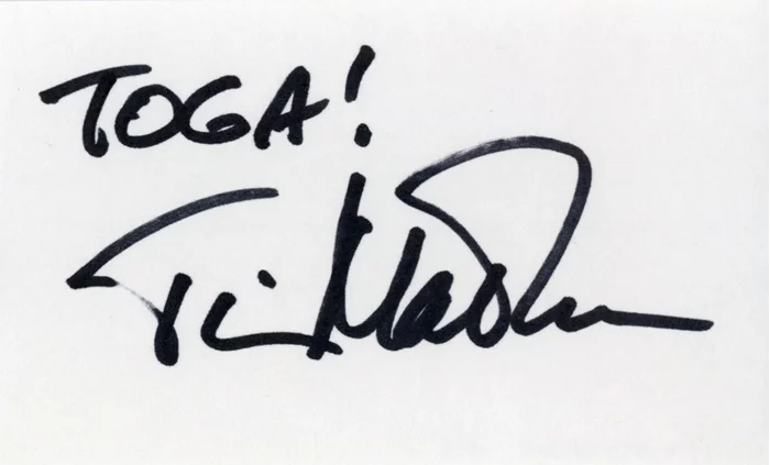 Tim Matheson autograph